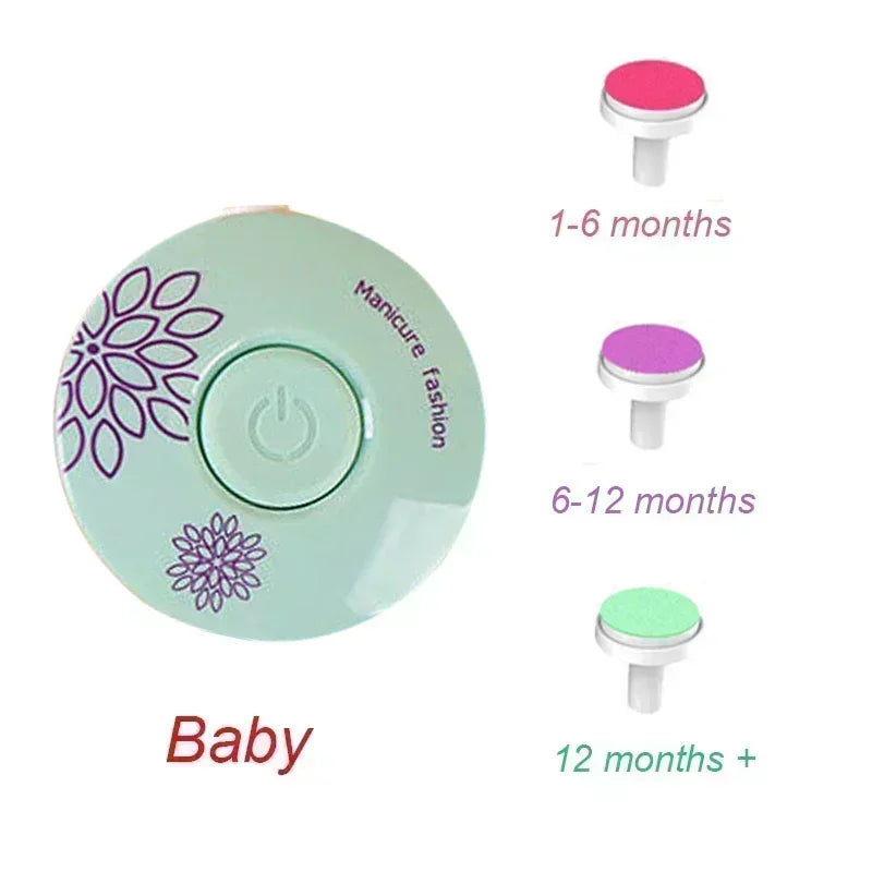 Electric Baby Nail Trimmer – Gentle Nail File & Care Kit for Newborns and Toddlers - Nestling Babies 