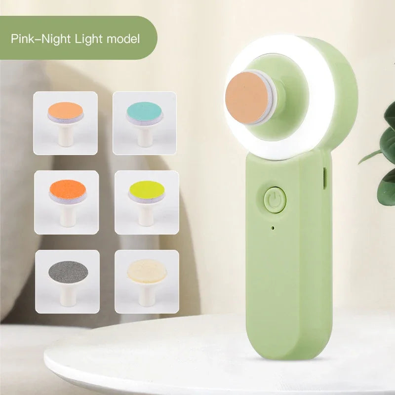 Rechargeable Baby Nail Grinder – Silent Electric Clipper with LED Light for Safe & Gentle Trimming - Nestling Babies 