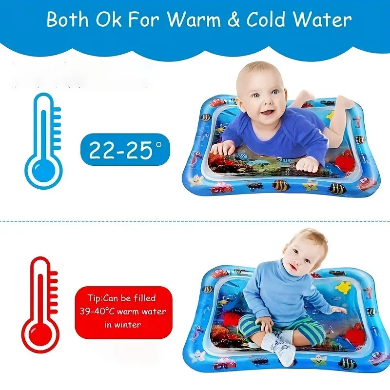 Infinno Inflatable Tummy Time Mat – Sensory Water Play Mat for Babies (50cm) - Nestling Babies 