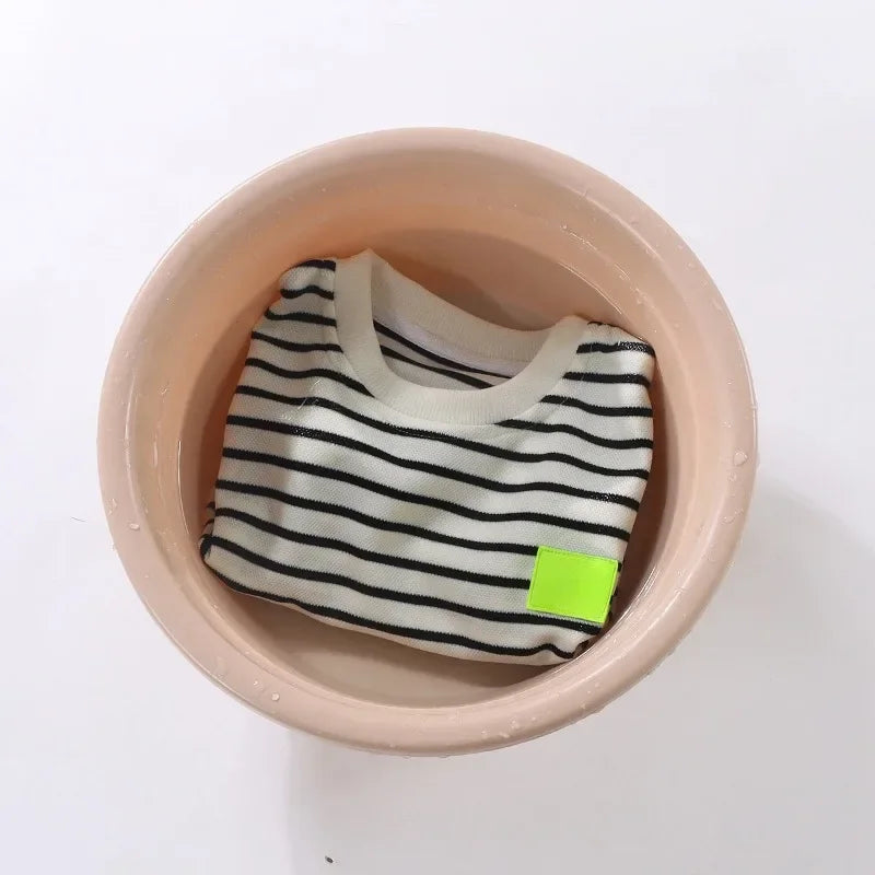 Summer Striped T-Shirt & Shorts Set – 2-Piece Outfit for Toddlers (1–7Y) - Nestling Babies 