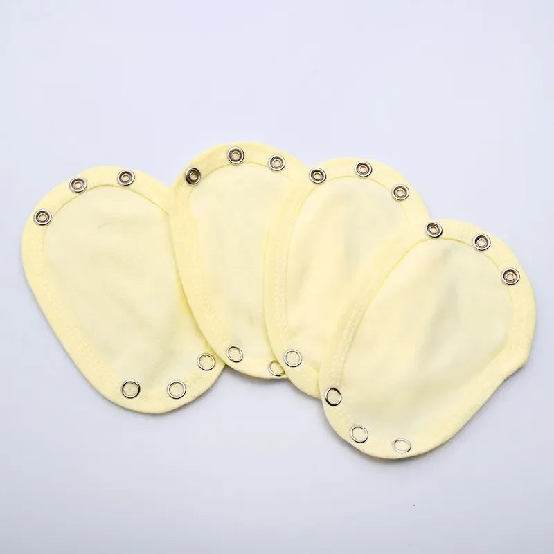 4Pcs Baby Romper Extender Set – Soft Cotton Bodysuit Lengtheners for Newborns and Toddlers - Nestling Babies 