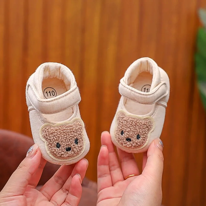Baby Bear Soft Sole Sandals – Comfortable Summer First Walkers for Infants (0–18 Months) - Nestling Babies 
