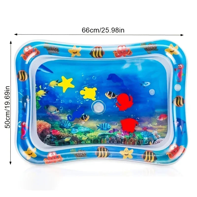 Infinno Inflatable Tummy Time Mat – Sensory Water Play Mat for Babies (50cm) - Nestling Babies 