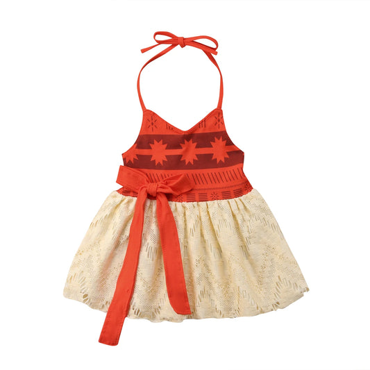 Toddler Girl Princess Tulle Dress – Sleeveless Summer Party Outfit with Bow - Nestling Babies 