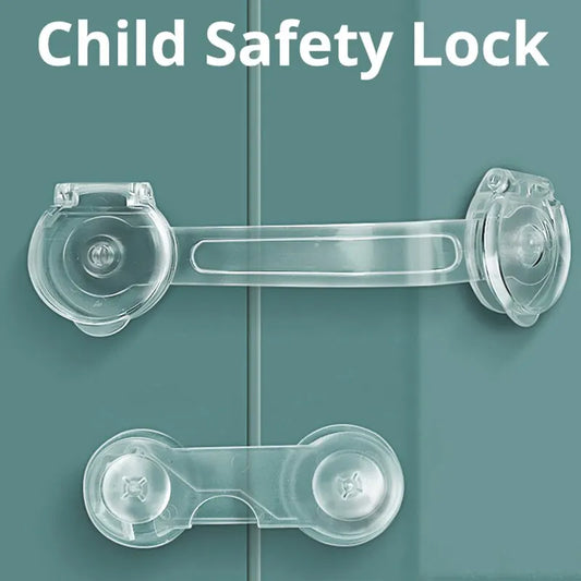 6PCS Baby Cabinet Strap Locks – Anti-Opening Safety Buckles for Drawers, Fridge & More - Nestling Babies 