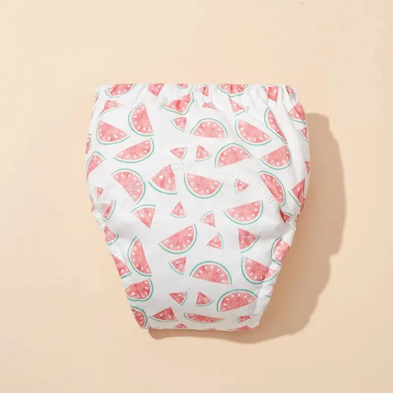 6-Layer Reusable Baby Training Pants – Waterproof Cotton Diaper Shorts for Infants & Toddlers - Nestling Babies 
