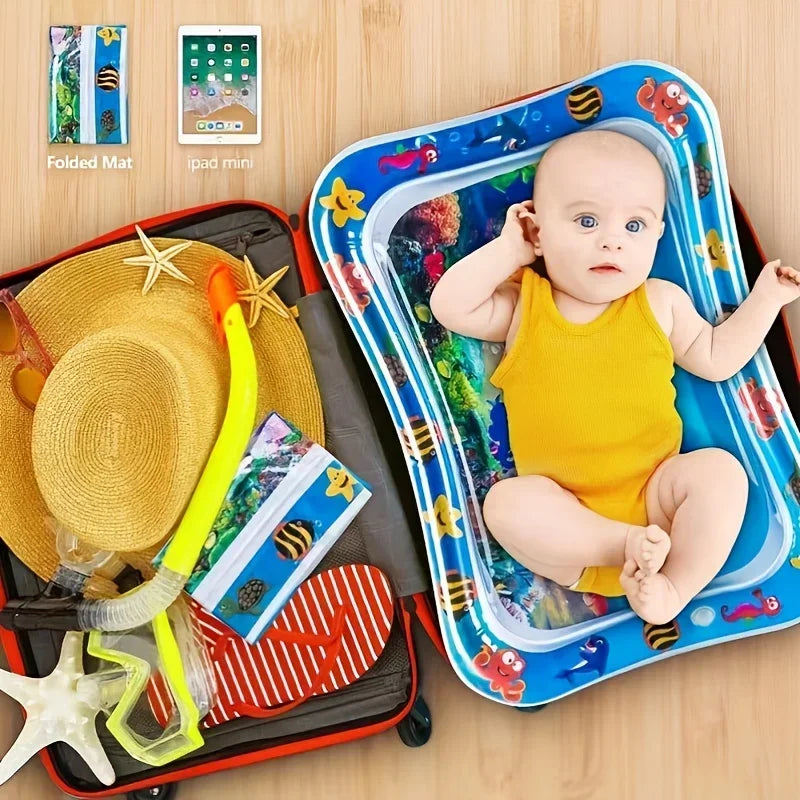 Infinno Inflatable Tummy Time Mat – Sensory Water Play Mat for Babies (50cm) - Nestling Babies 
