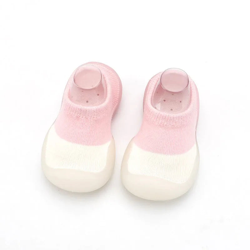 Soft Knit Baby First Walkers – Non-Slip Slip-On Shoes for Toddlers (0–4Y) - Nestling Babies 