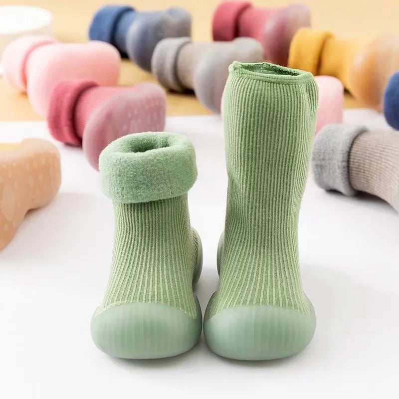 Warm Winter Baby Boots – Slip-On First Walkers for Boys & Girls (0–4 Years) - Nestling Babies 