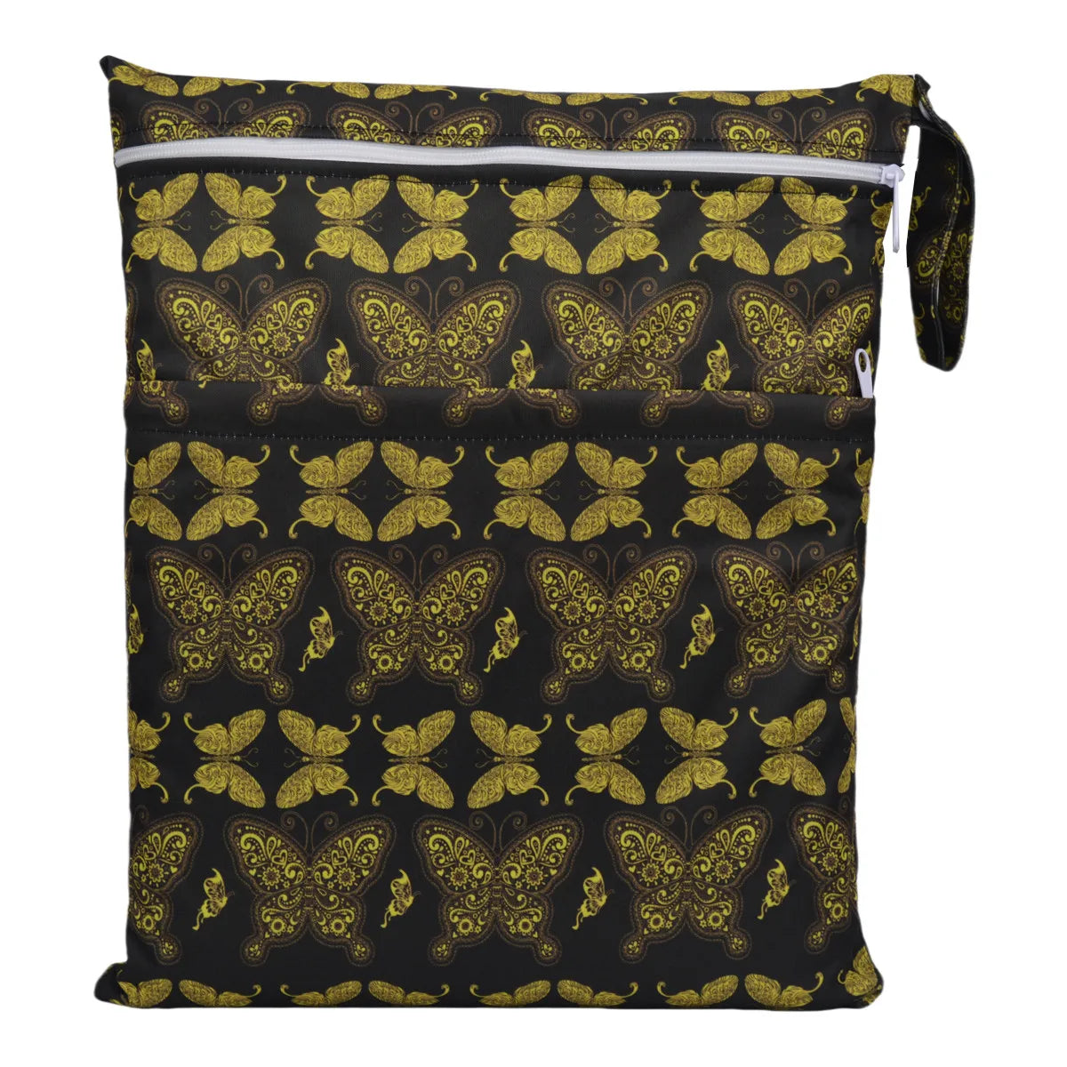 [Sigzagor] Reusable Wet Dry Bag – Waterproof Diaper Organizer with Dual Zippers & Animal Prints - Nestling Babies 