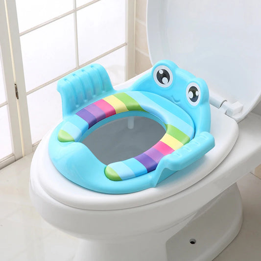 Baby Toilet Training Seat – Soft Anti-Slip Potty Training Mat for Toddlers - Nestling Babies 