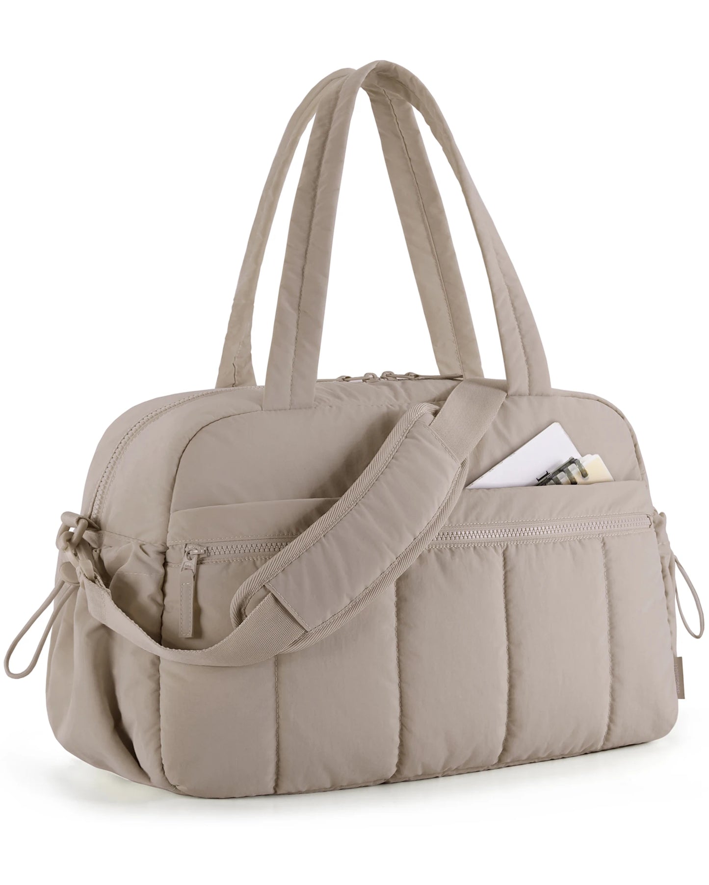 BAGSMART Travel Duffel Bag for Women – Waterproof Weekender Gym & Beach Bag with Wet Pocket - Nestling Babies 
