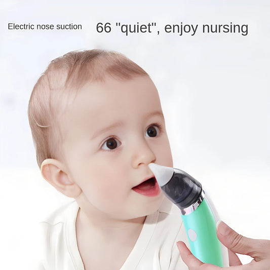 Electric Baby Nasal Aspirator – Silent & Powerful Nose Cleaner for Newborns - Nestling Babies 