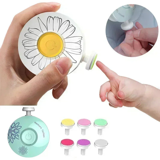 Electric Baby Nail Trimmer – Gentle Nail File & Care Kit for Newborns and Toddlers - Nestling Babies 