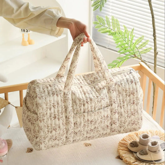 Large Capacity Mommy Bag – Multi-Functional Maternity Tote for Baby Essentials - Nestling Babies 