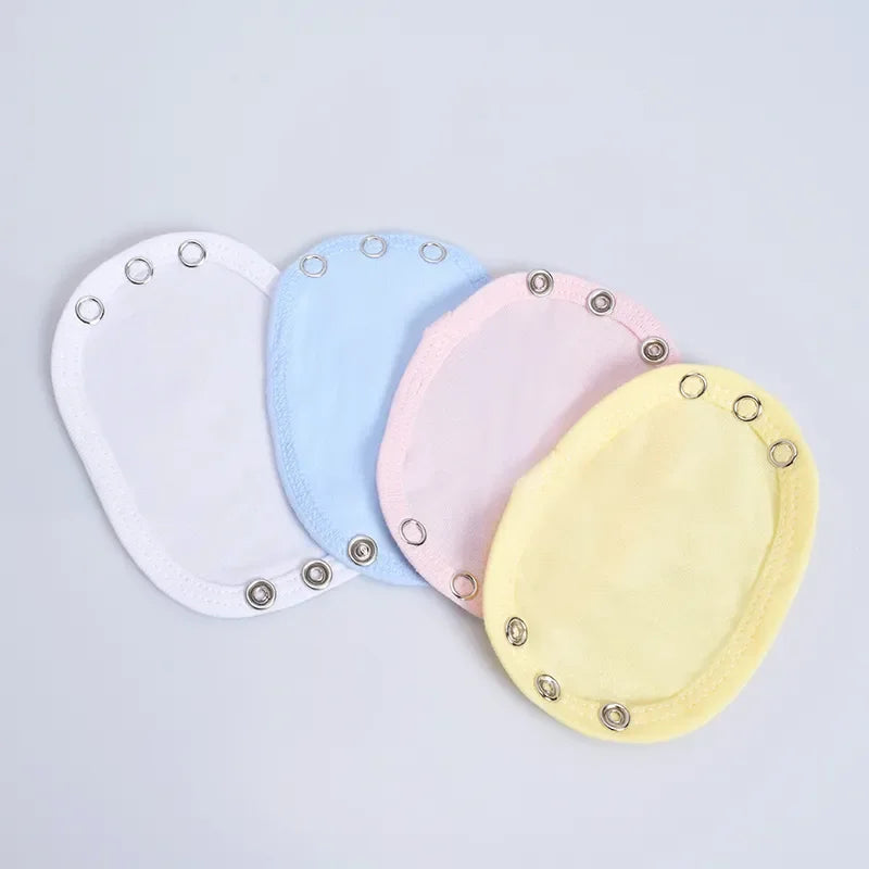4Pcs Baby Romper Extender Set – Soft Cotton Bodysuit Lengtheners for Newborns and Toddlers - Nestling Babies 