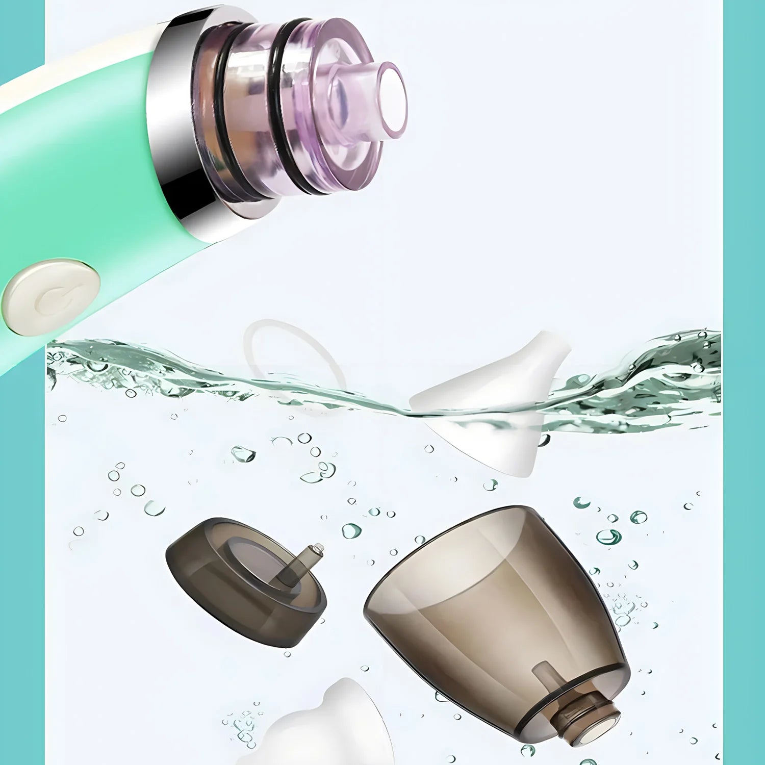 Electric Baby Nasal Aspirator – Silent & Powerful Nose Cleaner for Newborns - Nestling Babies 