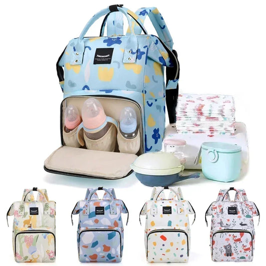 Large Capacity Diaper Backpack – Insulated Multi-Function Baby Bag for Travel & Stroller Use - Nestling Babies 