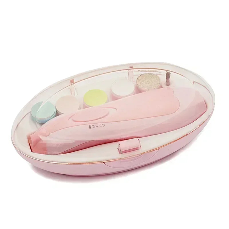 Electric Baby Nail Trimmer – Gentle Nail File & Care Kit for Newborns and Toddlers - Nestling Babies 