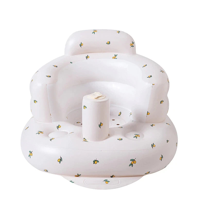 Infant Shining Inflatable Baby Sofa Chair – Portable Bath & Sitting Practice Seat for Babies - Nestling Babies 