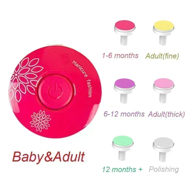 Electric Baby Nail Trimmer – Gentle Nail File & Care Kit for Newborns and Toddlers - Nestling Babies 