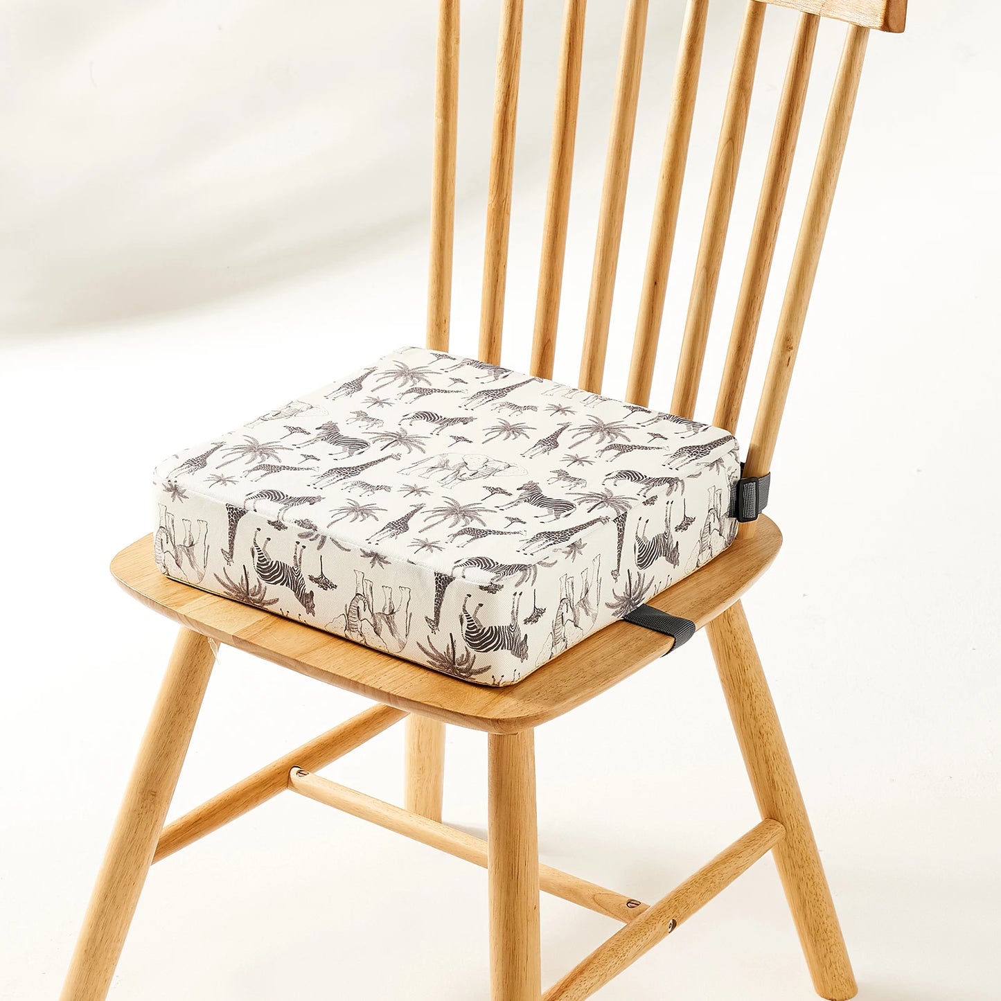 INSULAR Adjustable Booster Seat – Removable Floral Cushion for Baby Dining Chairs - Nestling Babies 