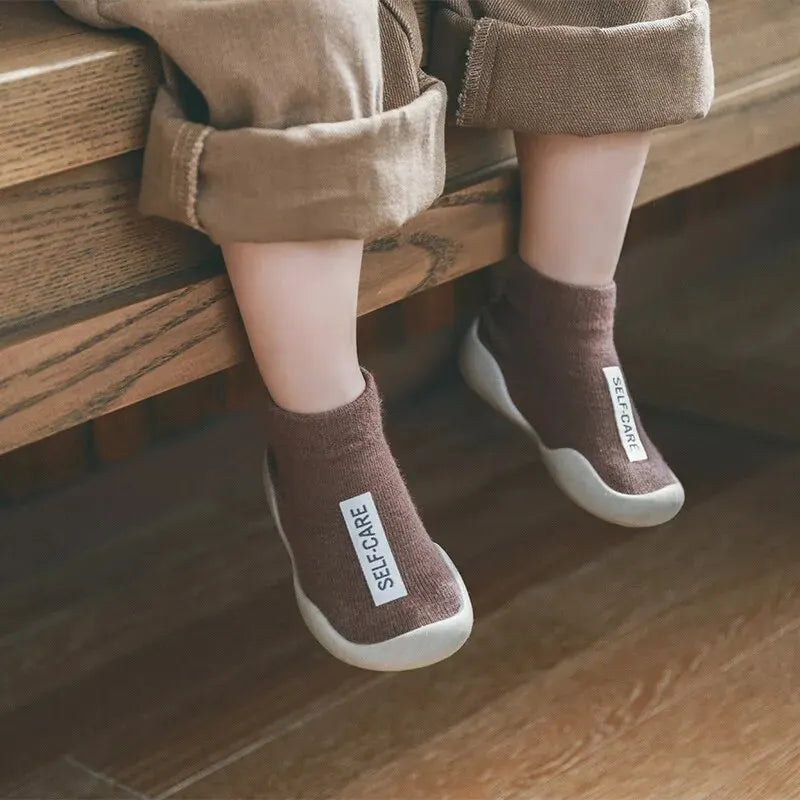 Meckior Baby Sock Shoes – Soft Sole Knit Booties for First Walkers (0–36 Months) - Nestling Babies 