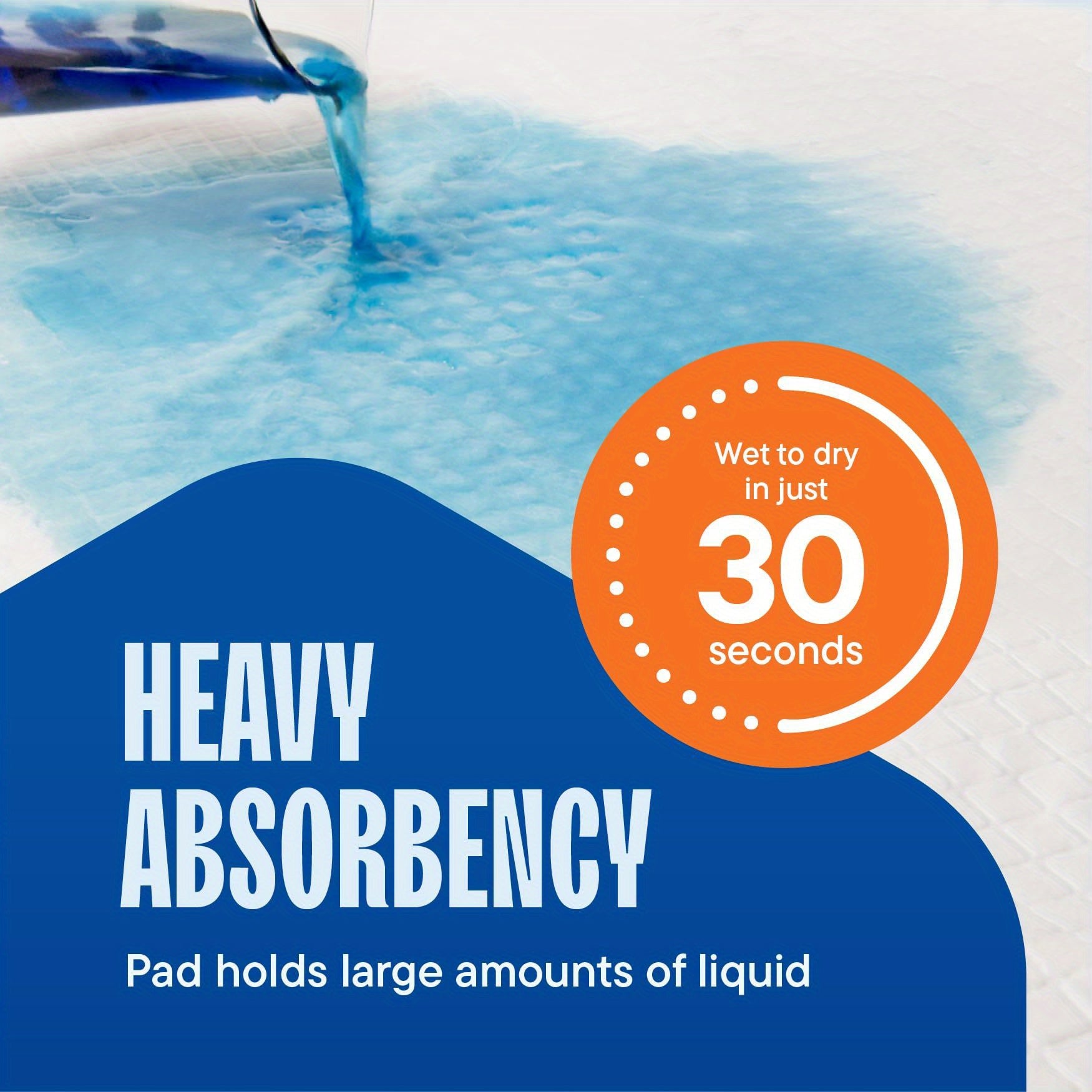 100-Count Super Absorbent Disposable Underpads – XL 24”x24” Leakproof Changing Mats for Babies, Pets & Adults - Nestling Babies 